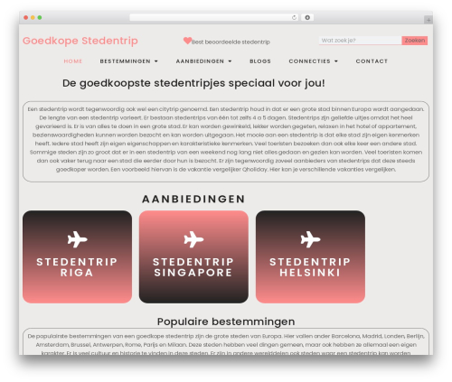Best WordPress theme Hello Elementor - goedkopestedentrip.org