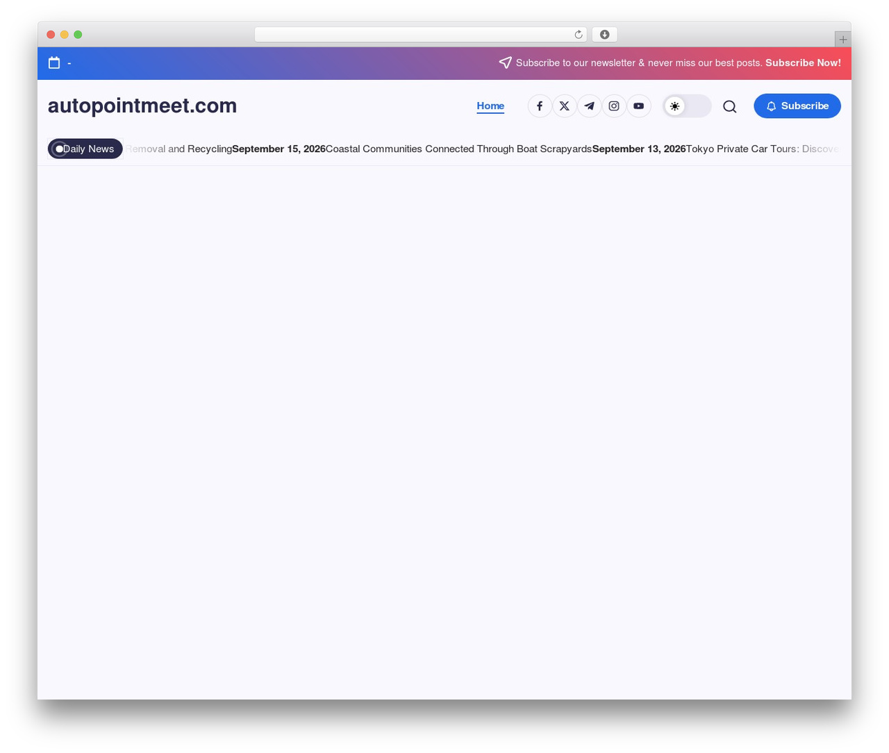Blogsy WordPress website theme - autopointmeet.com Blogsy WordPress website theme - autopointmeet.com
