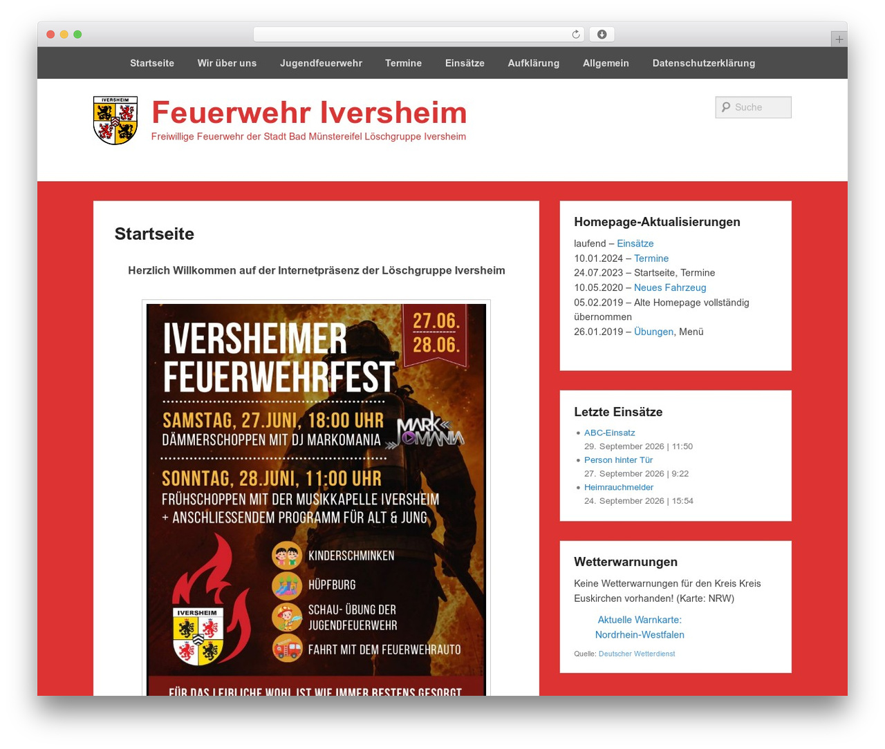 Catch Evolution WordPress theme - feuerwehr-iversheim.de