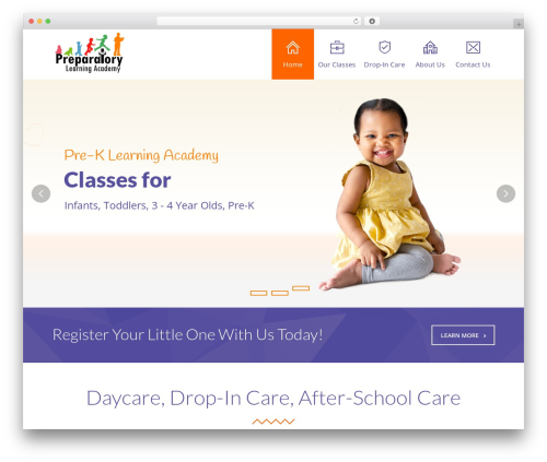 Fable WordPress theme - preparatorylearningacademy.com