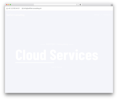 Ultimate addon WordPress plugin - sieffert-consulting.ch