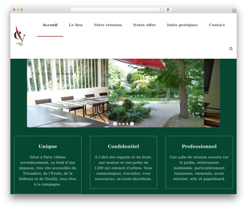 WordPress theme Beep - cadre-vert.com