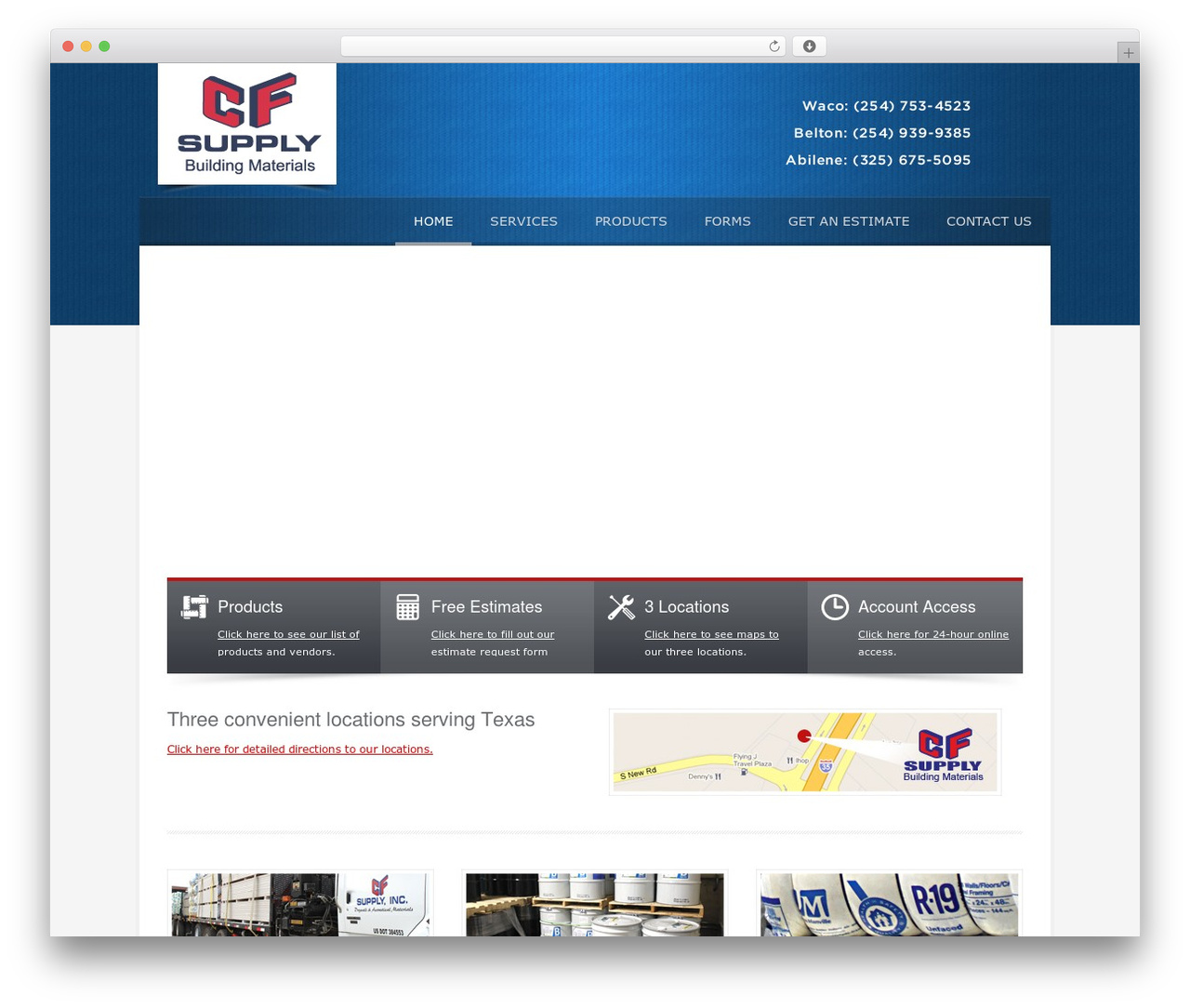 WordPress theme Cold Theme - cfsupplyinc.com