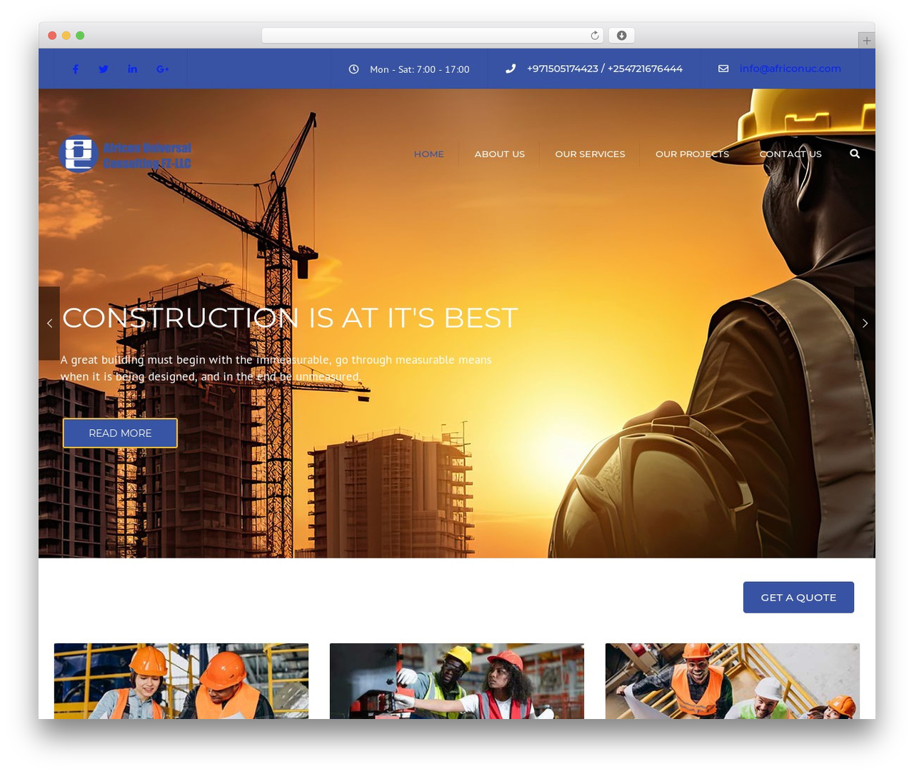 Best WordPress theme Constructo - africonuc.com Best WordPress theme Constructo - africonuc.com