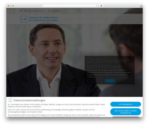 Deploy WordPress website theme - rechtsanwalt-harbou.de