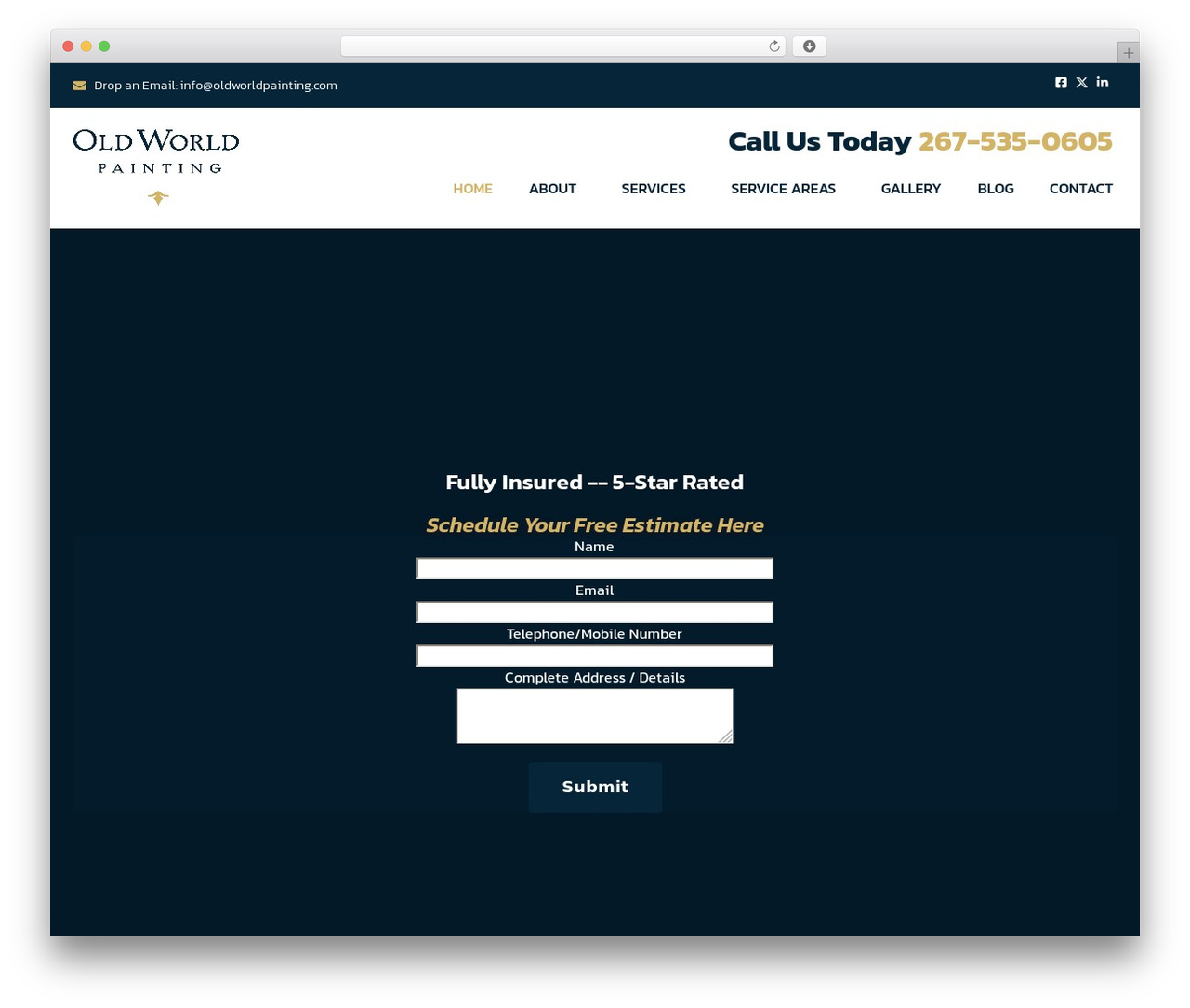 Hello Elementor theme WordPress - oldworldpainting.com