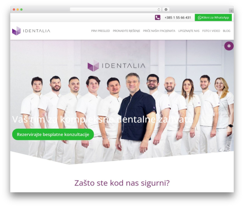 Hello Elementor WordPress theme - identalia.hr