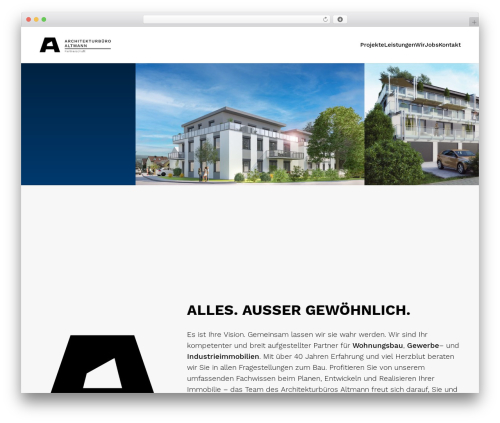 Impreza WordPress theme - architekturbuero-altmann.de
