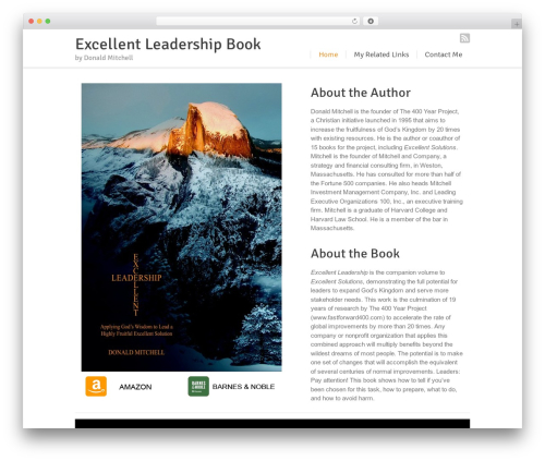 MultiPurpose theme WordPress - excellentleadershipbook.com