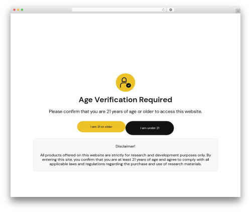 Easy Age Verify (easy-age-verify) free WordPress plugin - projects.xammin.com/peptidos