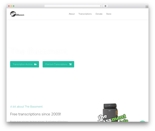 The7 Classic WP theme - thebassment.info