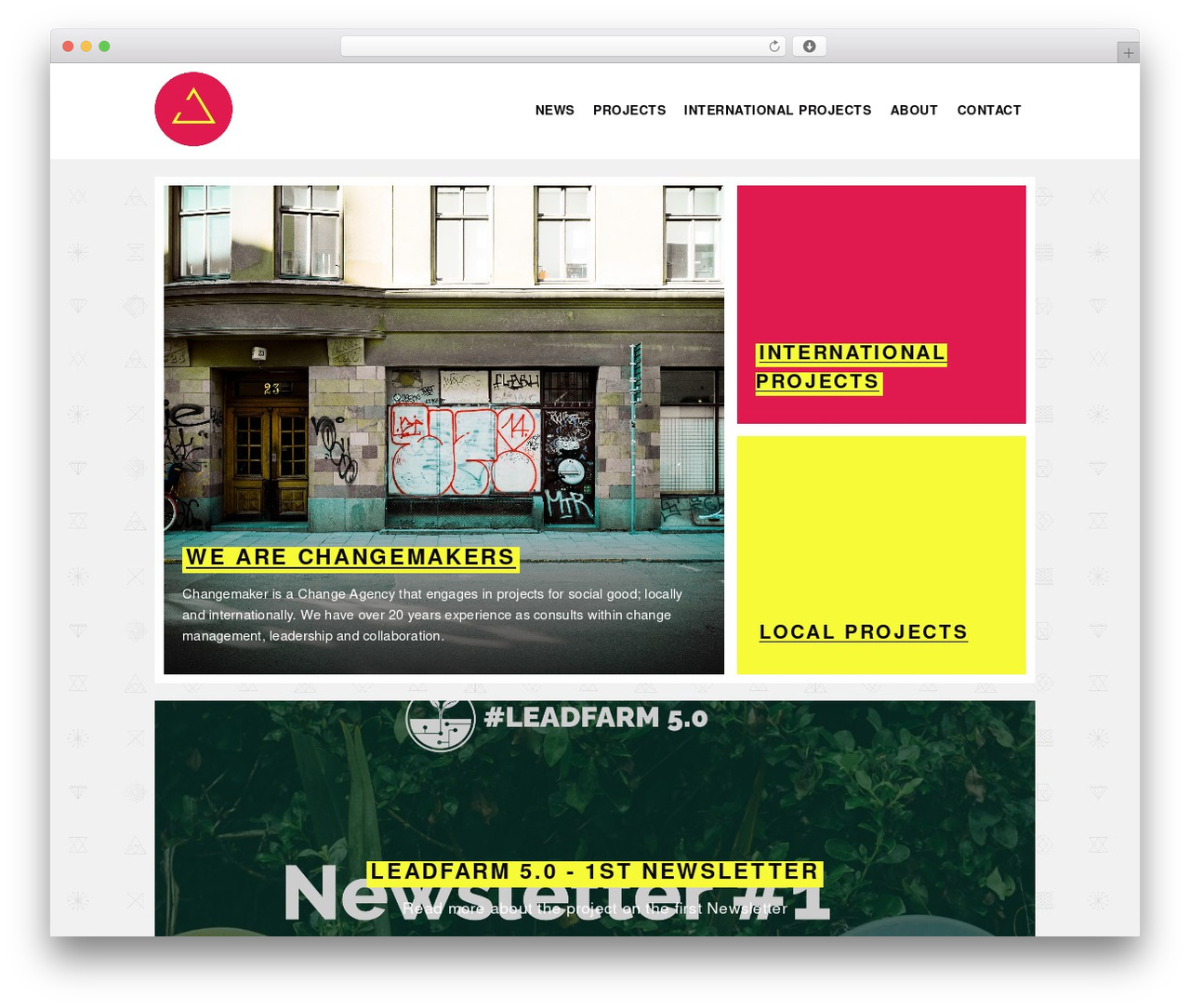 WordPress theme Changemaker - changemaker.nu
