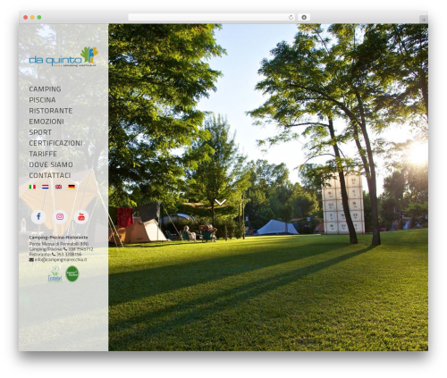 WordPress theme Bridge - campingmarecchia.it
