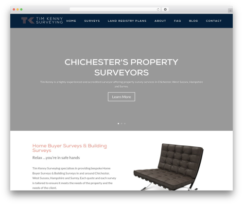 WordPress theme Divi - tksurveying.co.uk