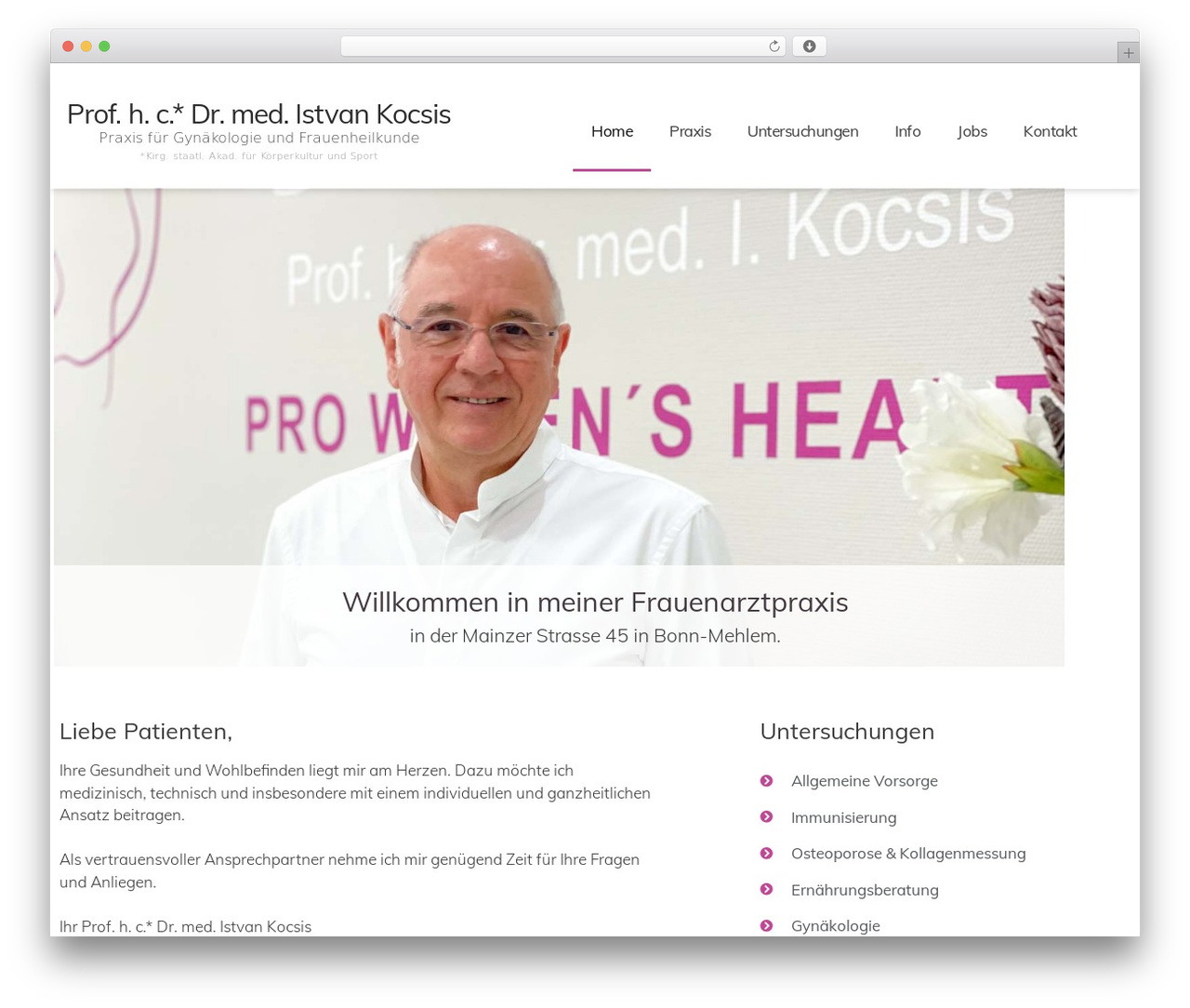 WordPress theme GeneratePress - gynaekologe-bonn.de