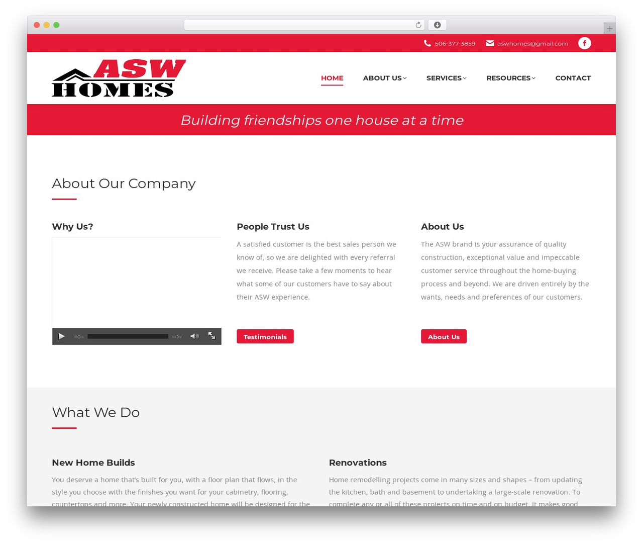 WordPress website theme The7 Classic - aswhomes.com