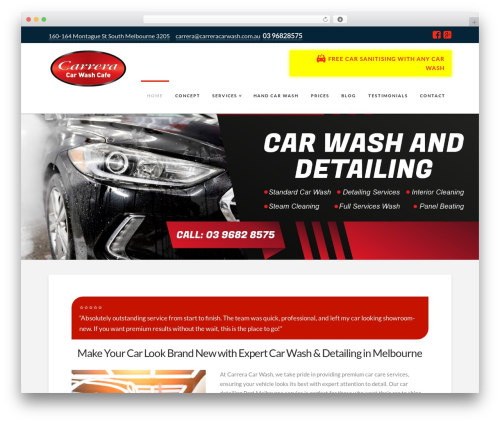 X smooth scroll WordPress plugin - carreracarwash.com.au