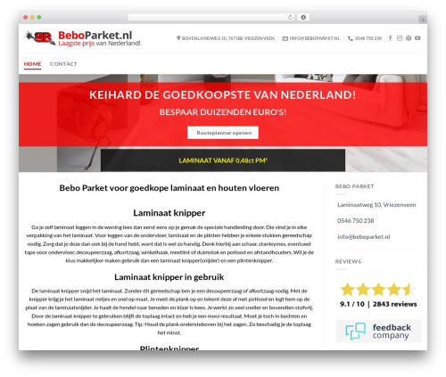 BEBO WordPress theme - onlineparket.nl