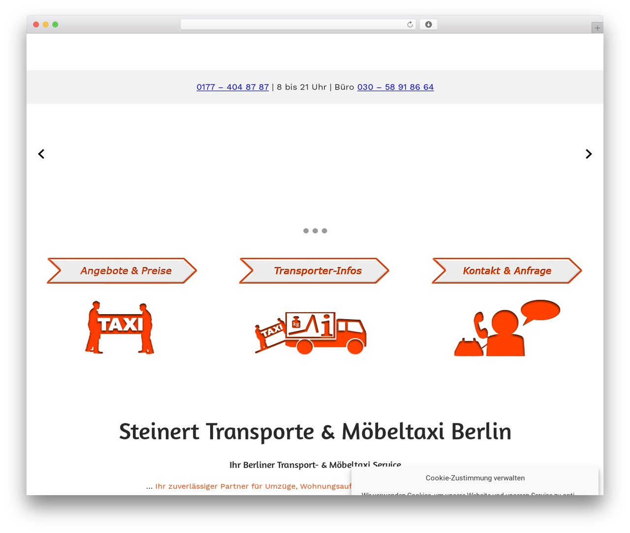 Constructor theme WordPress - steinert-kleintransporte.de Constructor theme WordPress - steinert-kleintransporte.de
