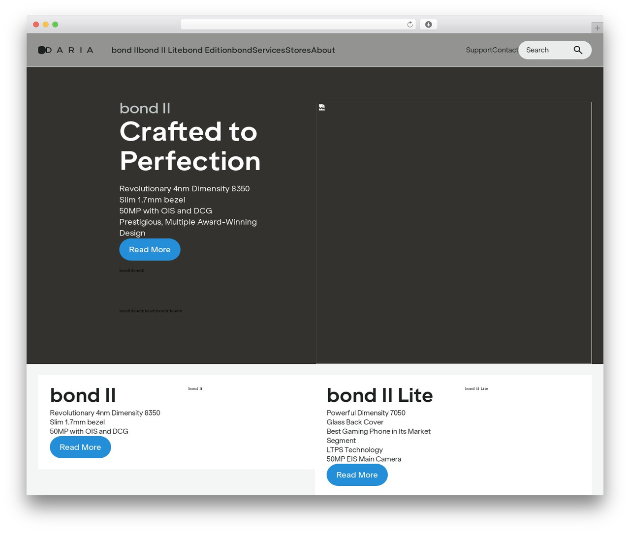 DARIA WordPress theme - dariamobile.com
