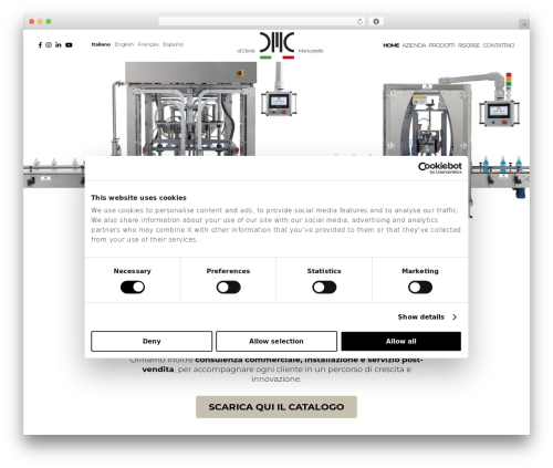 dmc premium WordPress theme - denismancarella.com