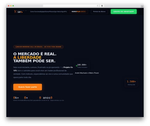 ITinc WordPress theme - projetoos10porcento.com.br