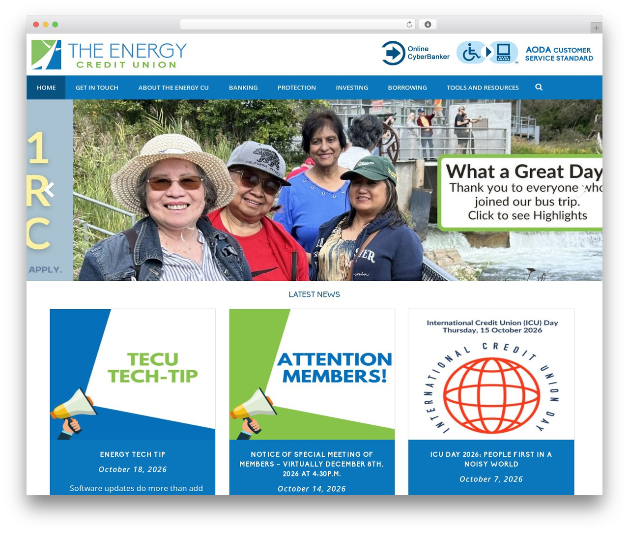 Jupiter WordPress theme - theenergycu.com