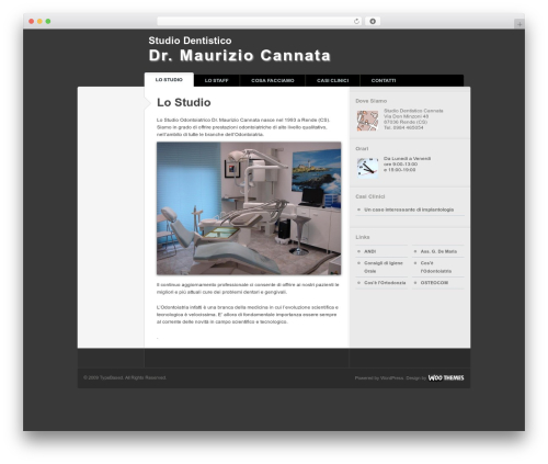 Typebased theme WordPress - cannata.eu