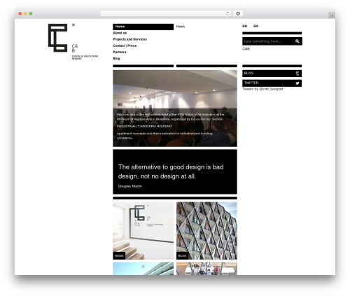 WordPress theme CAB - cab.rs