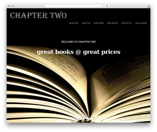 WordPress theme Flip - chaptertwo.co.za