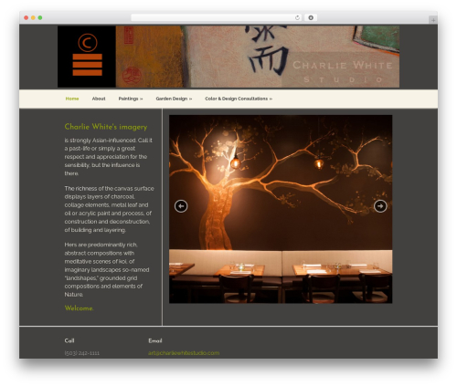 WordPress theme Modernize - charliewhitestudio.com