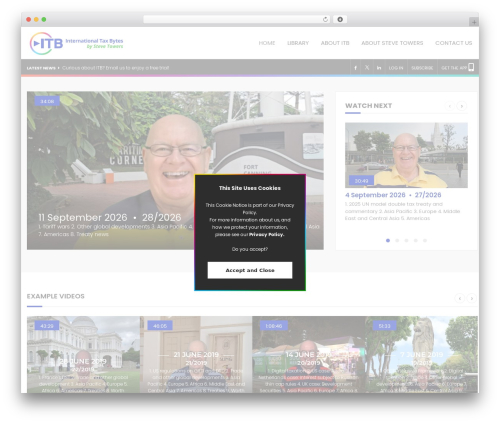 WP theme Bootstrap Basic - itbstevetowers.com