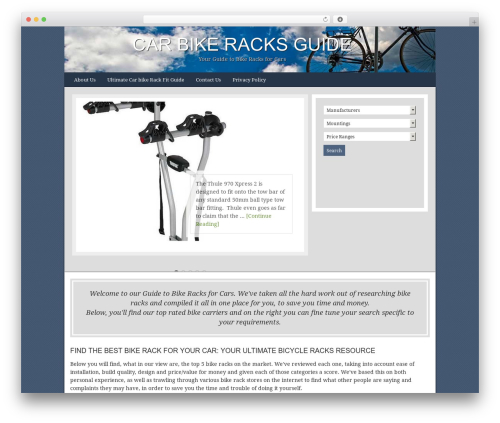 Wp reviews WordPress plugin - carbikeracksguide.com