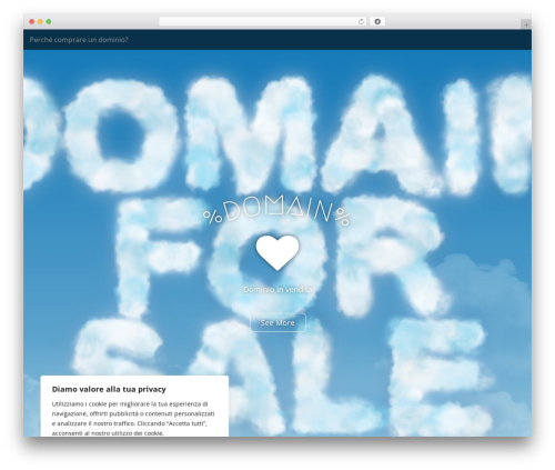 This domain is for sale WordPress plugin - capocchi.it