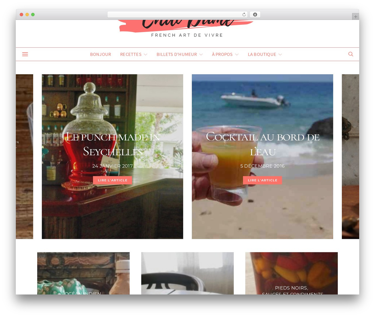 Authentic WordPress theme - chaidume.fr