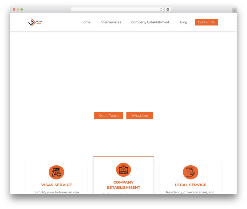 Available Dev WordPress theme - gotravisa.com