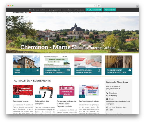 Cookie Information | Free GDPR Consent Solution free WordPress plugin - cheminon.fr