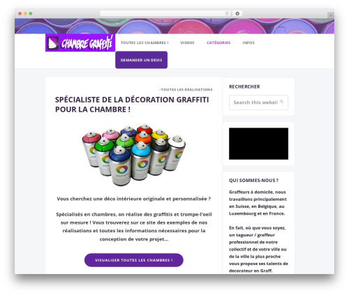 Genesis WP theme - chambregraffiti.com