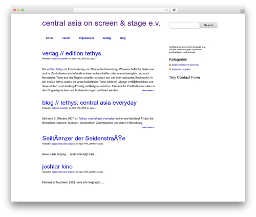 simpleX WP theme - caoss.org