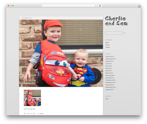 Stumblr theme WordPress - charlieandsamking.com