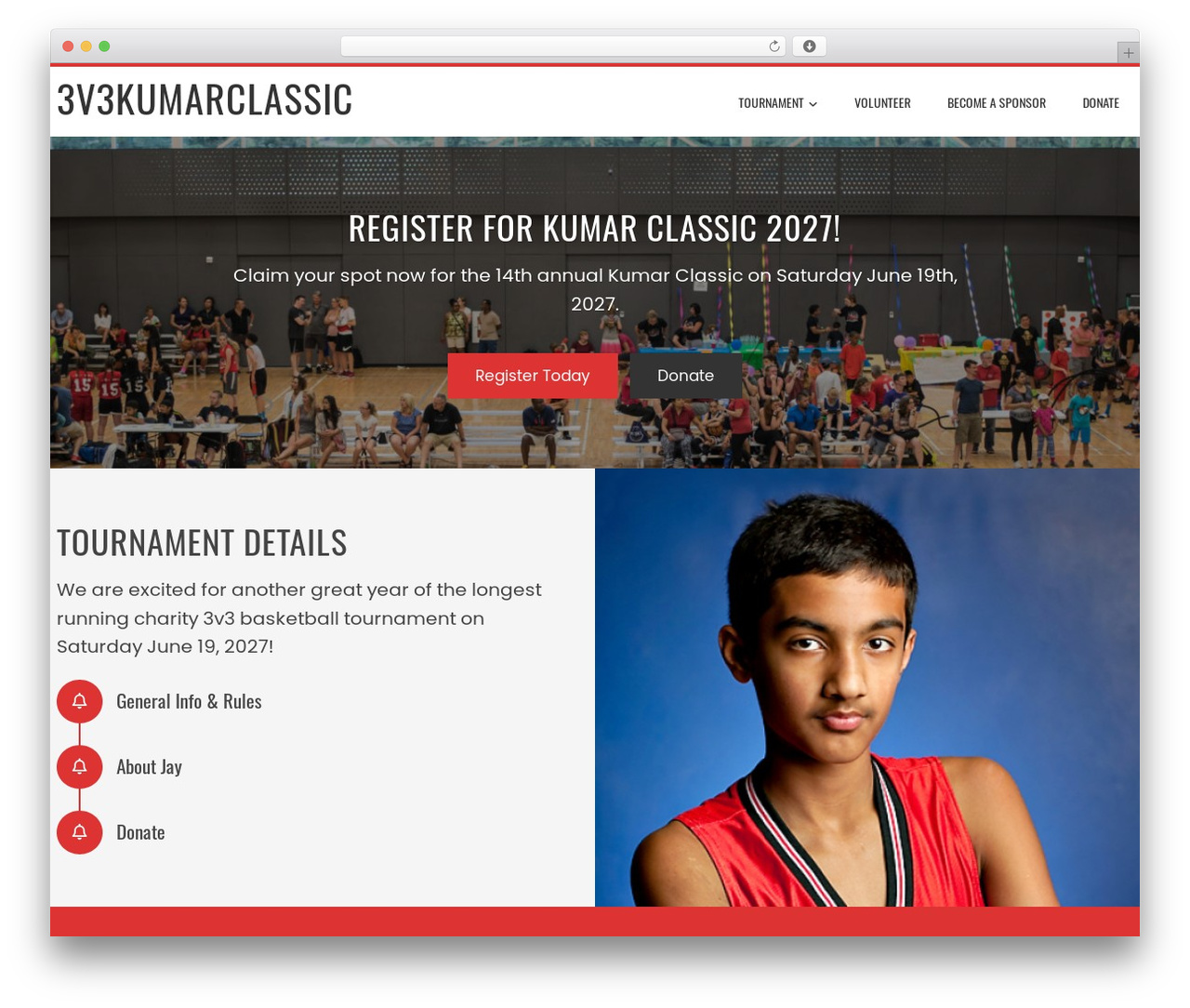 Total WordPress theme - kumarclassic.com