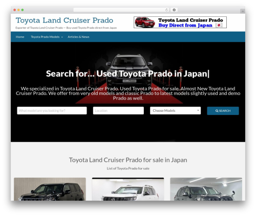 WordPress theme ClassiPress - landcruiserprado.com