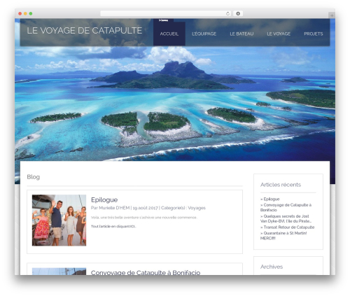 WordPress theme Honma - catapulte.eu