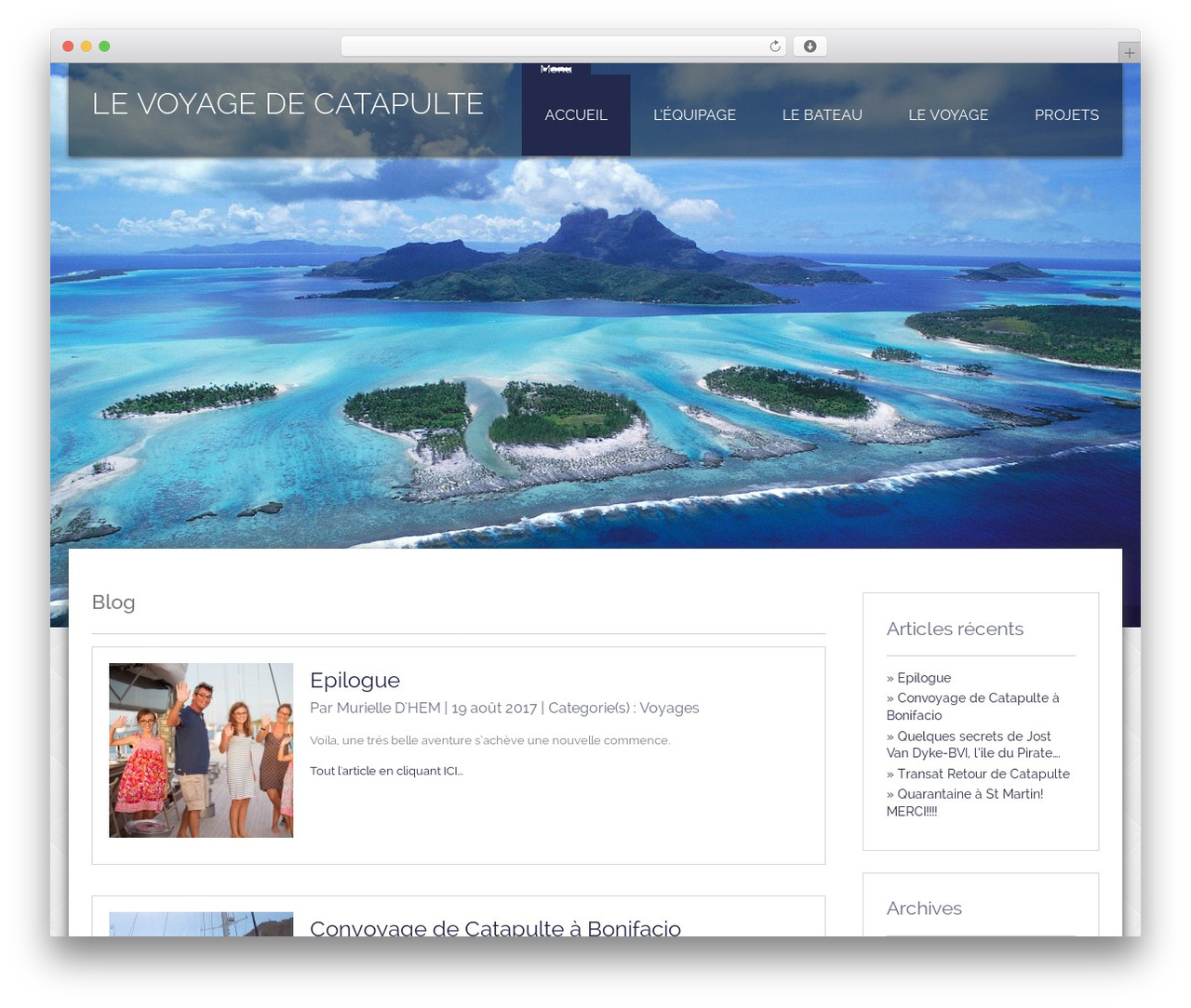 WordPress theme Honma - catapulte.eu