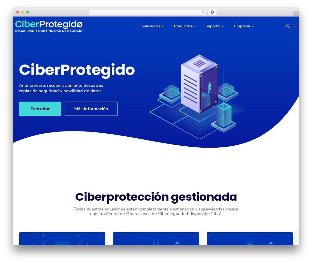 WordPress theme Hostiko - ciberprotegido.com