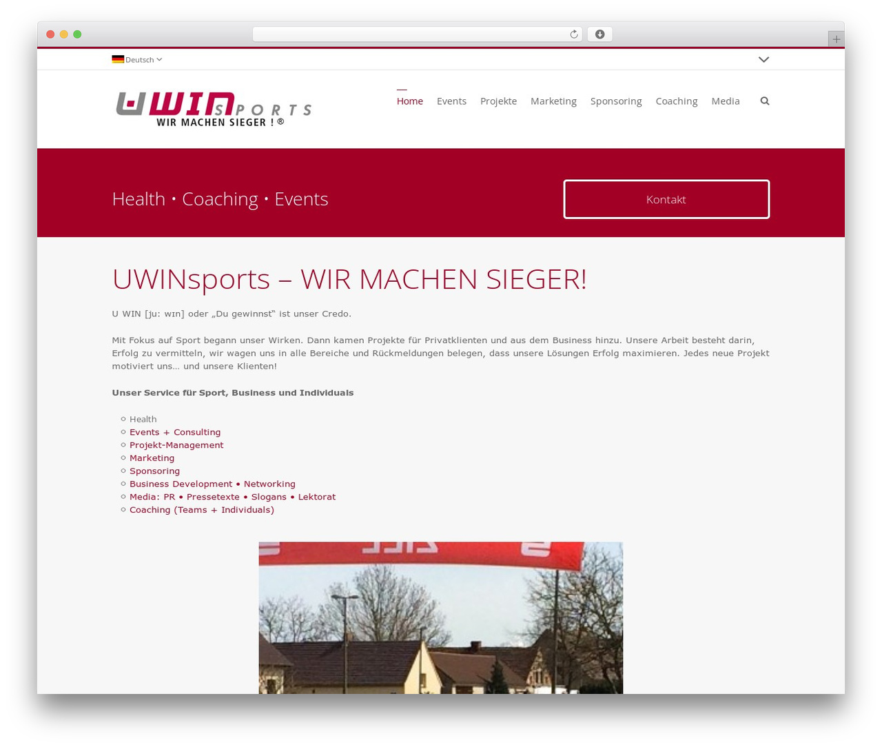 3clicks Theme premium WordPress theme - uwinsports.de