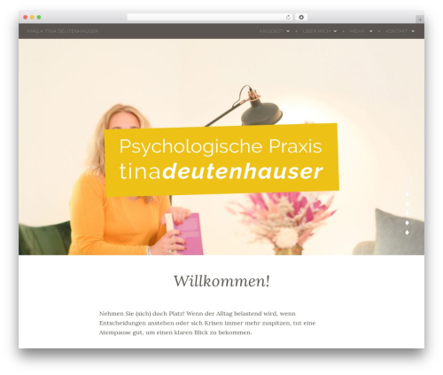 Affinity WordPress page theme - tinadeutenhauser.at