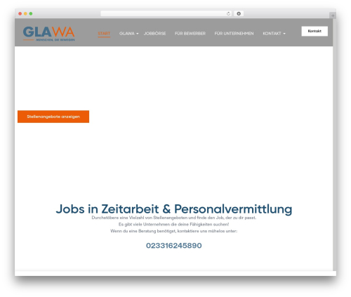 Zvoove recruit jobboard WordPress plugin - glawa-gmbh.de
