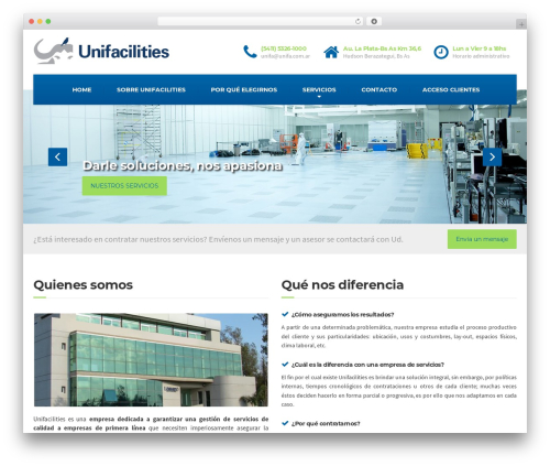 BuildPress WP Theme WordPress theme - unifacilities.com.ar