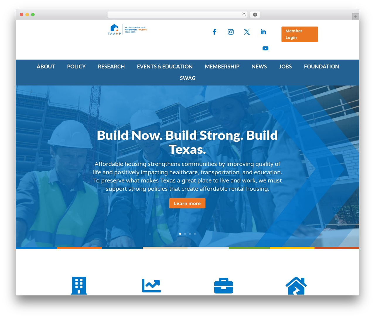 Divi WordPress theme - taahp.org